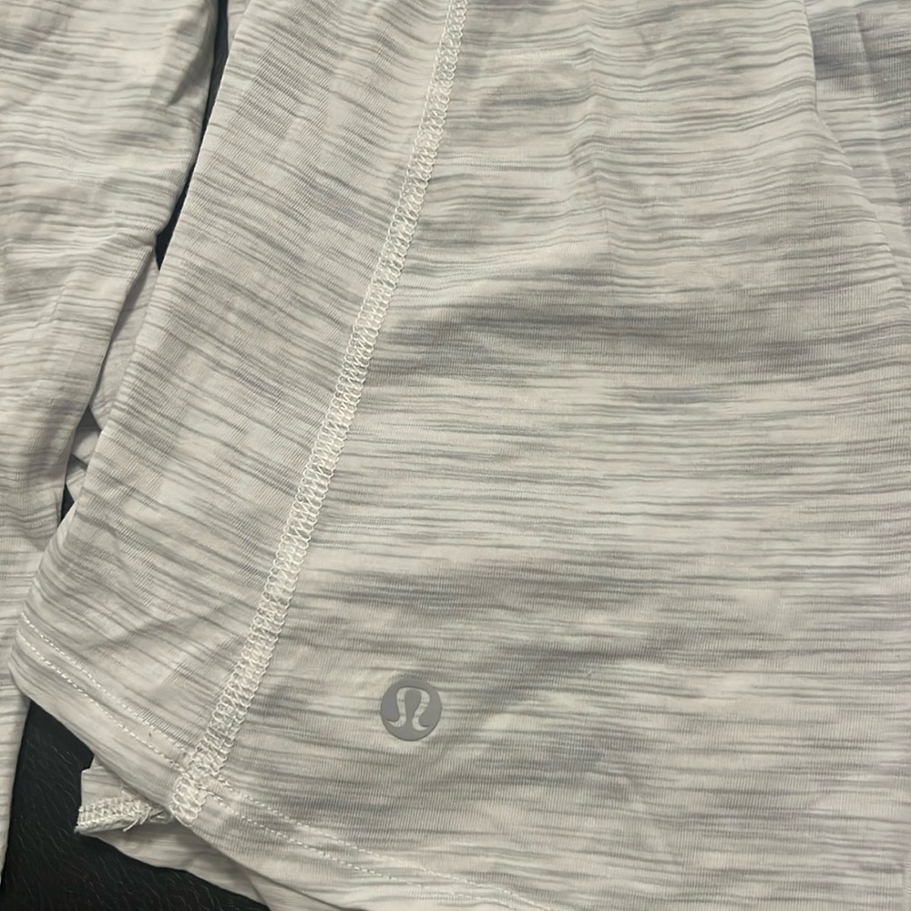 lululemon Heather white long sleeve